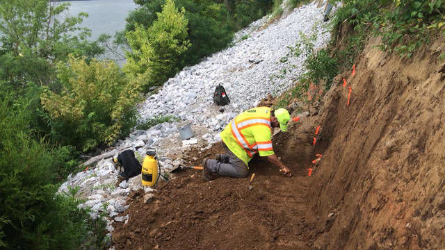 Artifacts found in southern Indiana landslide near Horseshoe Casino